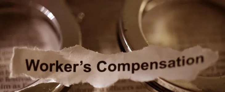 shot of word worker's compensation